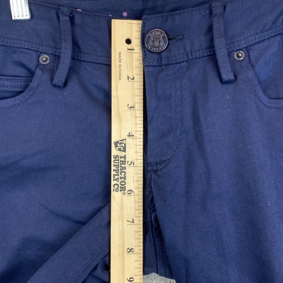 Lilly Pulitzer Worth skinny pant navy blue size 2 beachy preppy minimalist - Picture 6 of 15